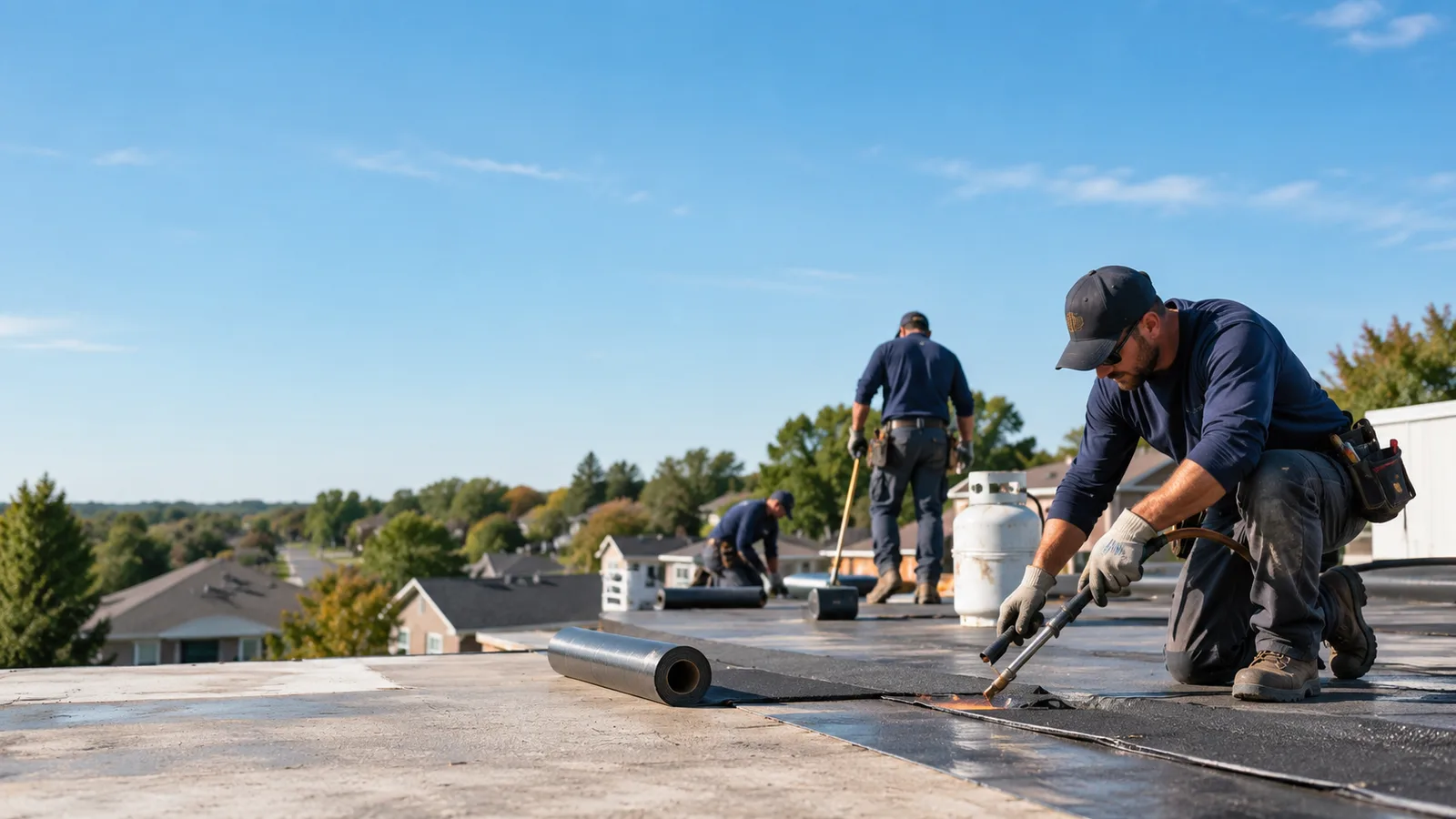 Flat Roof Leak Repair providers in Markleville, IN